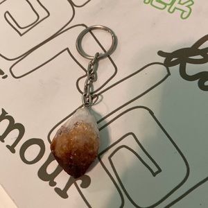 Citrine Keychain Crystal